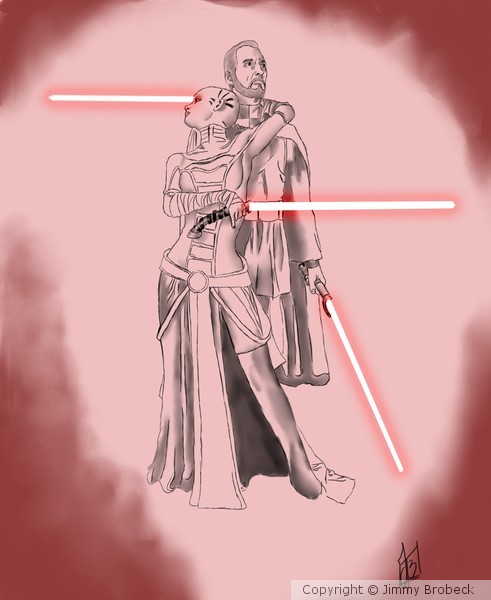Dooku and Asajj Ventress
