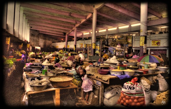 The Indoor Market at Guinea Conakry