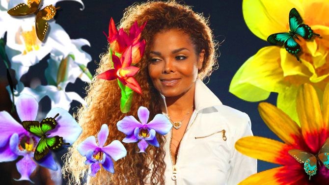 Janet with flowers 