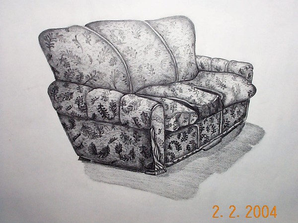 couch with charactor