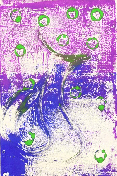 Vase monoprint