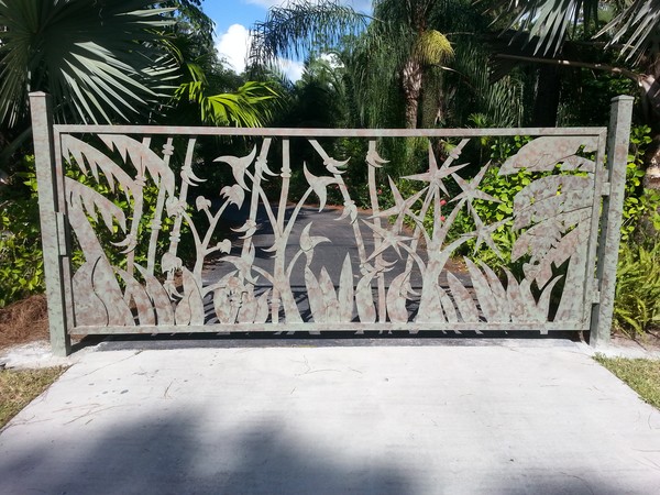 estate entry gate