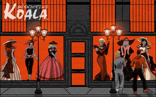 Shopping on a Dark Street