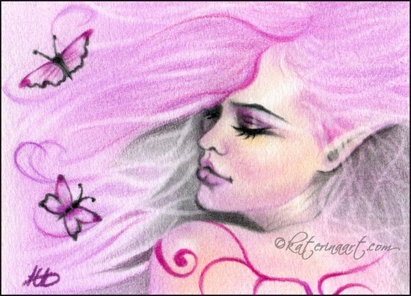 Butterfly Wings ACEO