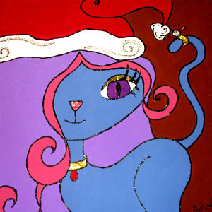 Feline Holiday Goddess