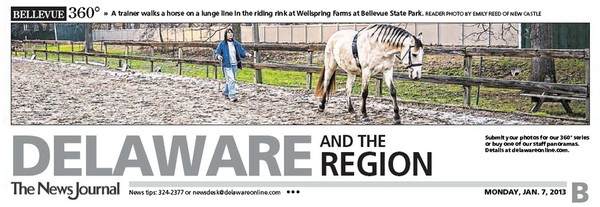 88th  News Journal Panorama-Horse and Trainer