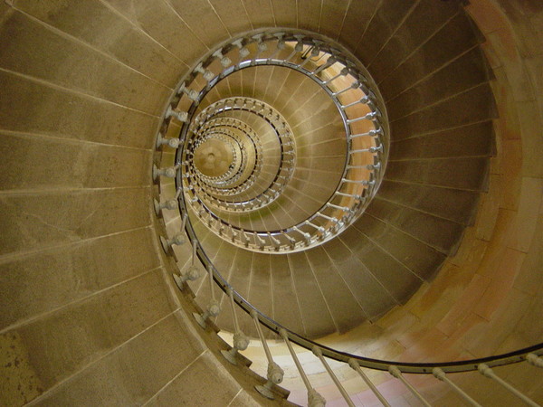 Lighthouse stairs.