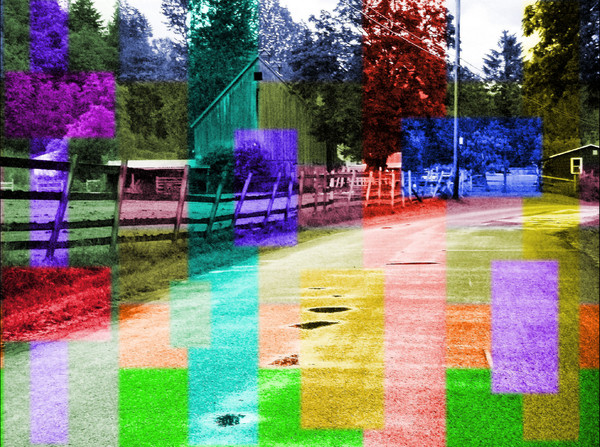 At Play with Color Around the Old Farmhouse