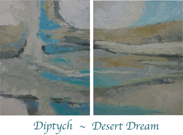 Diptych Desert Dream