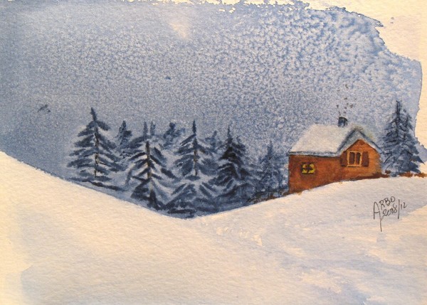 white landscape