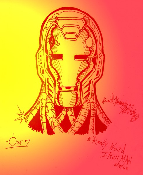 'Really Weird Iron Man Sketch'