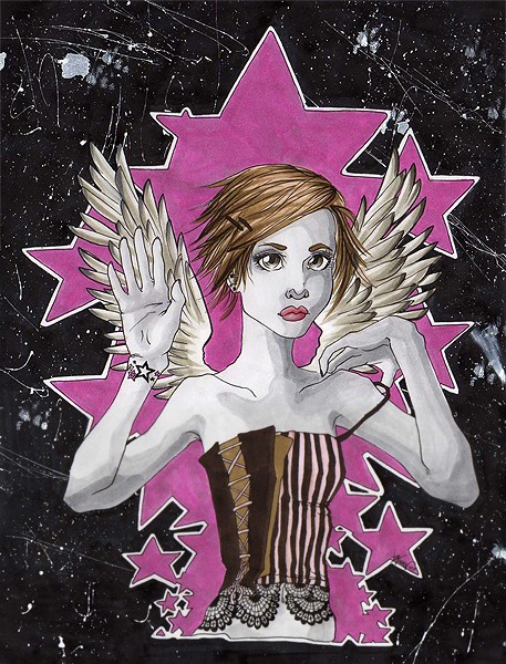 .seeing stars.