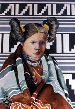 Squash Blossom Maiden, Artist Alaine Daniel