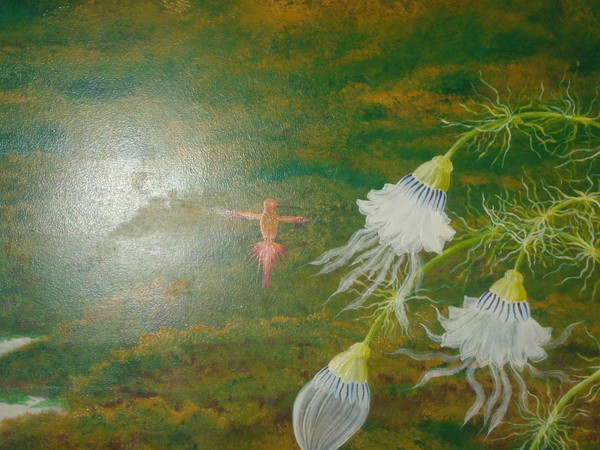 Hummingbird Detail: NWP Church Wall Mural