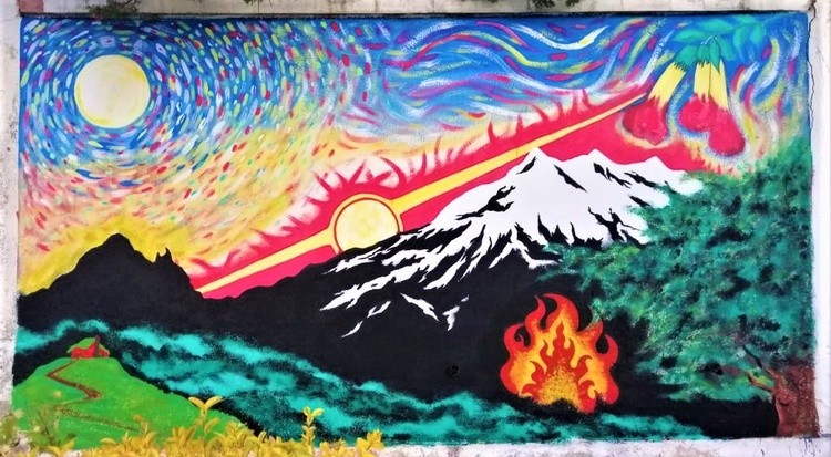 mural Illimani Mistiko