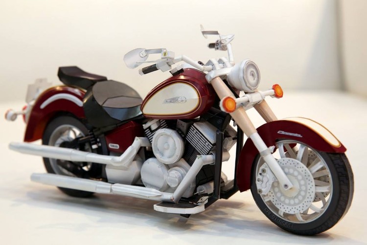 Paper Model of 'Yamaha DragStar Classic 11'