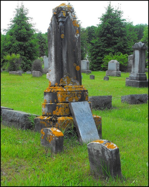 Moss Covered Headstone