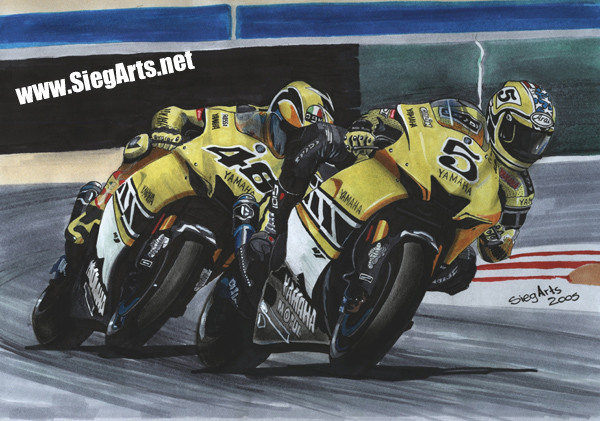 Edwards leads Rossi at Laguna
