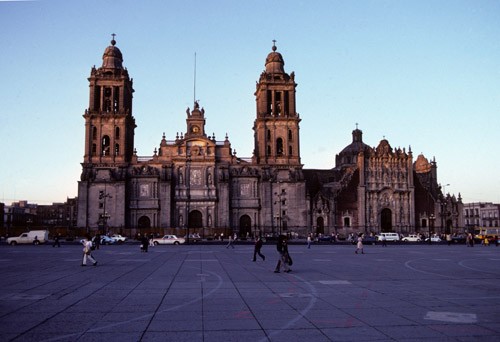 Cathedral and Zocalo of Mexico City, Mexico