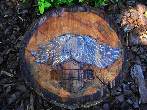 Harley emblem with Eagle