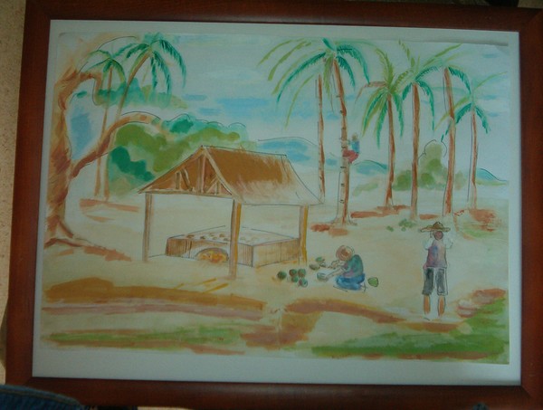 Traditional Filipino Copra Making