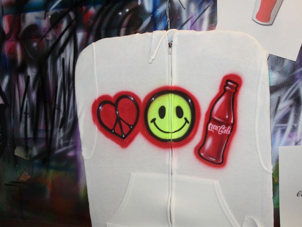 peace love coca cola