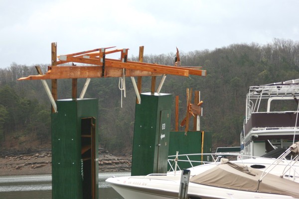 Grider Hill DOck Storm 4-11-2008
