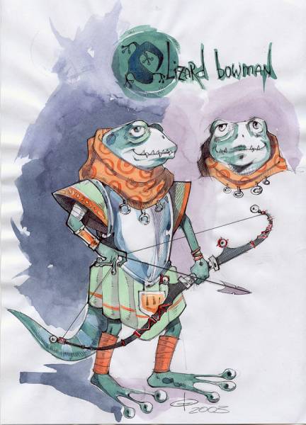 lizard bowman