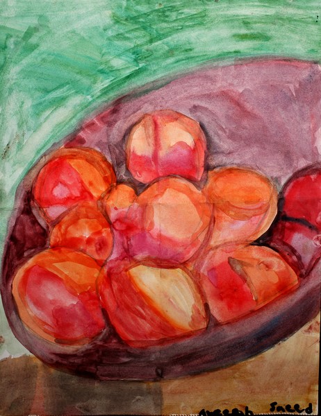 A bowl of Peaches