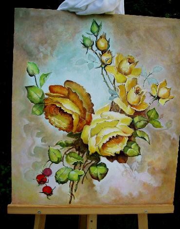 golden roses