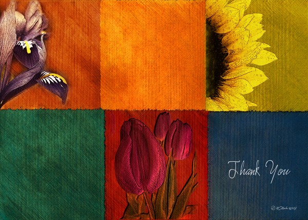 Patchwork flowers