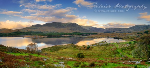 • Blissful Lough Currane near Waterville, Ireland