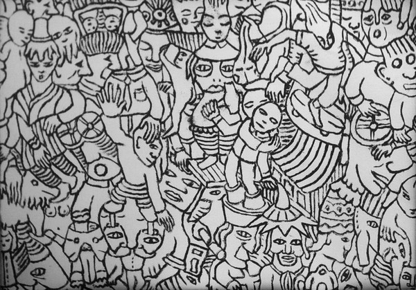 Fragment #1- ( A4 size format) - out of an oil p