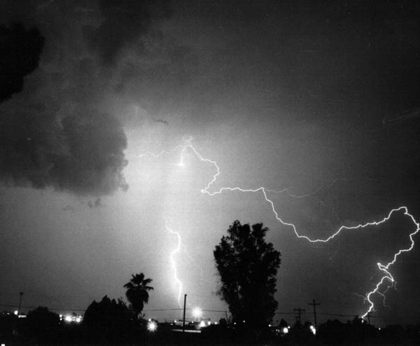 LIGHTNING FROM ROOF