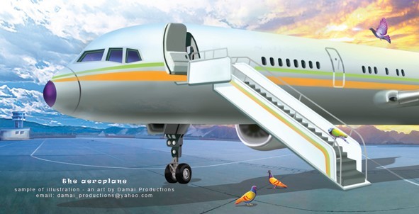 the aeroplane