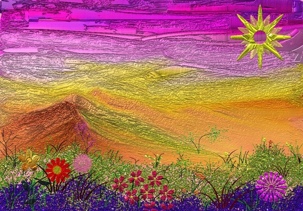 Flowers for mom - abstract - Sal Caruso (c.) 2009