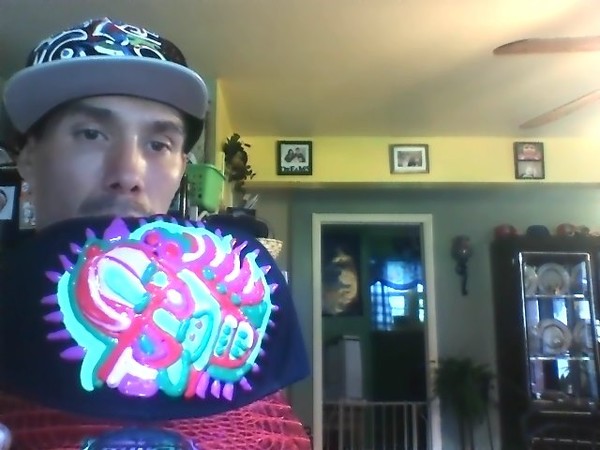 new hat fabric paint snapback origionalart