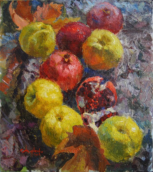 «Fruits» oil on canvas 40x54cm 2008