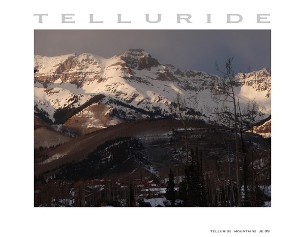 dusk moment in the mountains