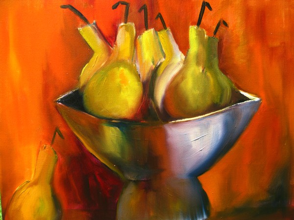 Fire Behind the Pears