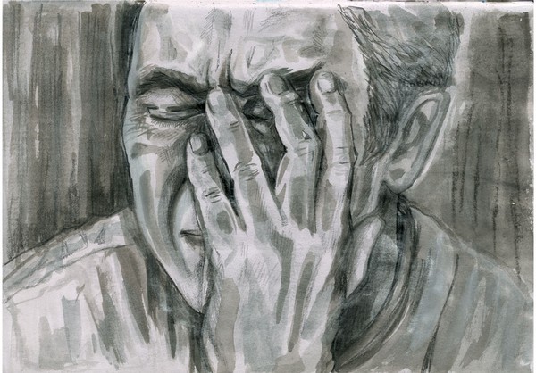 guy cry