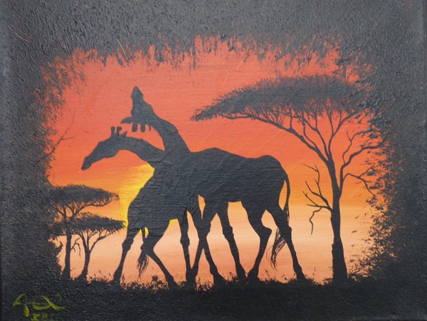 Fighting Giraffe II