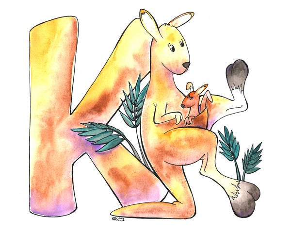K is for Kangaroo