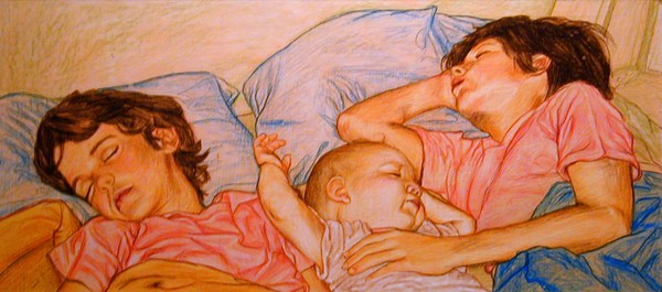 sleeping siblings
