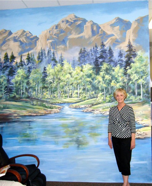 Mural with Gaile