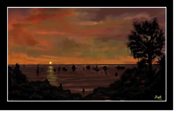 Sunset at the Bayou