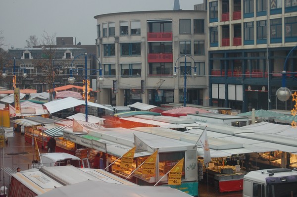 Market in Almelo. The Netherlands.