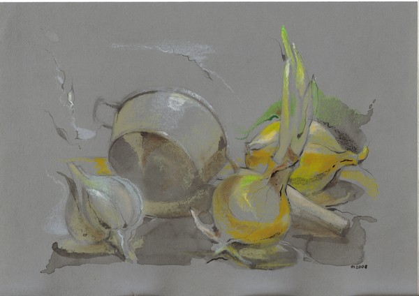 Grey still life