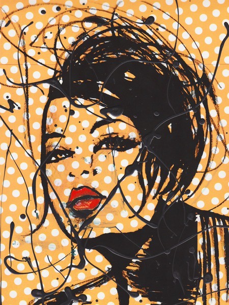 Girl with Red Lips