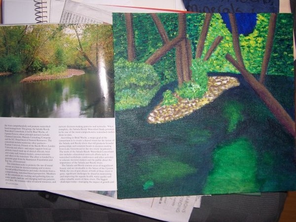 Saluda Cove beside the orginal picture